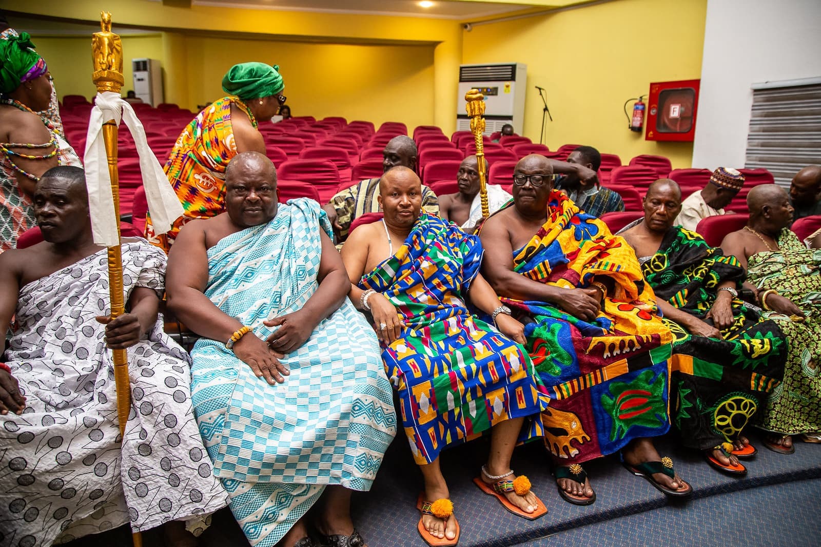 Nananom seated at the launch