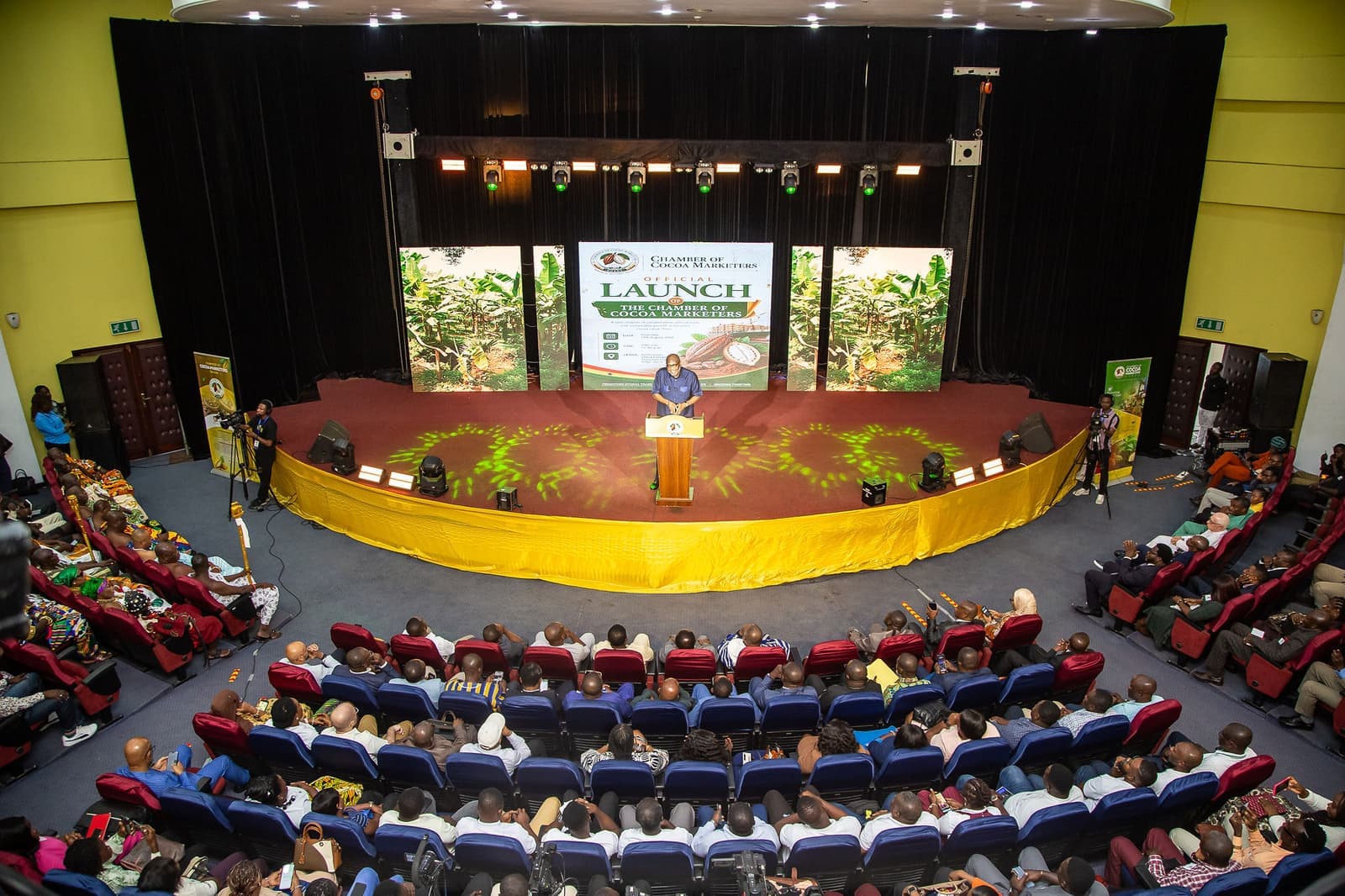 The auditorium during proceedings