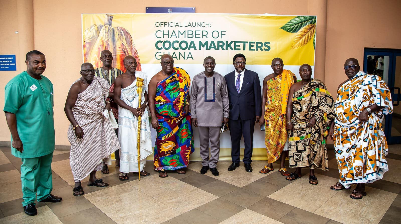 Nananom and guests at the launch
