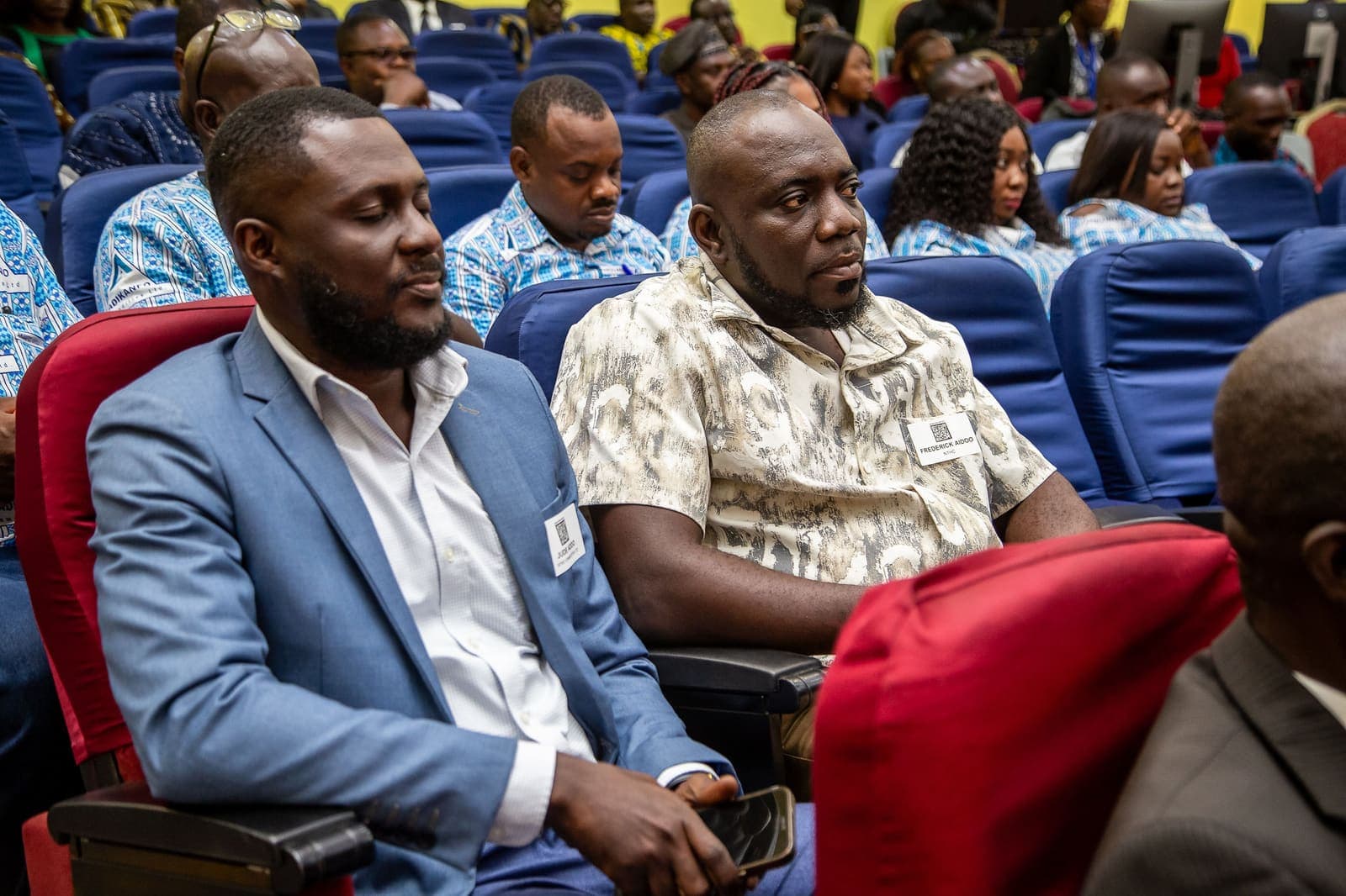 Members seated in the auditorium during proceedings at the Chamber's launch